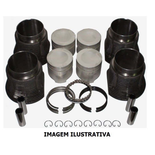 KIT MOTOR VW 1600 84/ GAS SUK 1622 SUPER KITS. AutoTudo Produtos